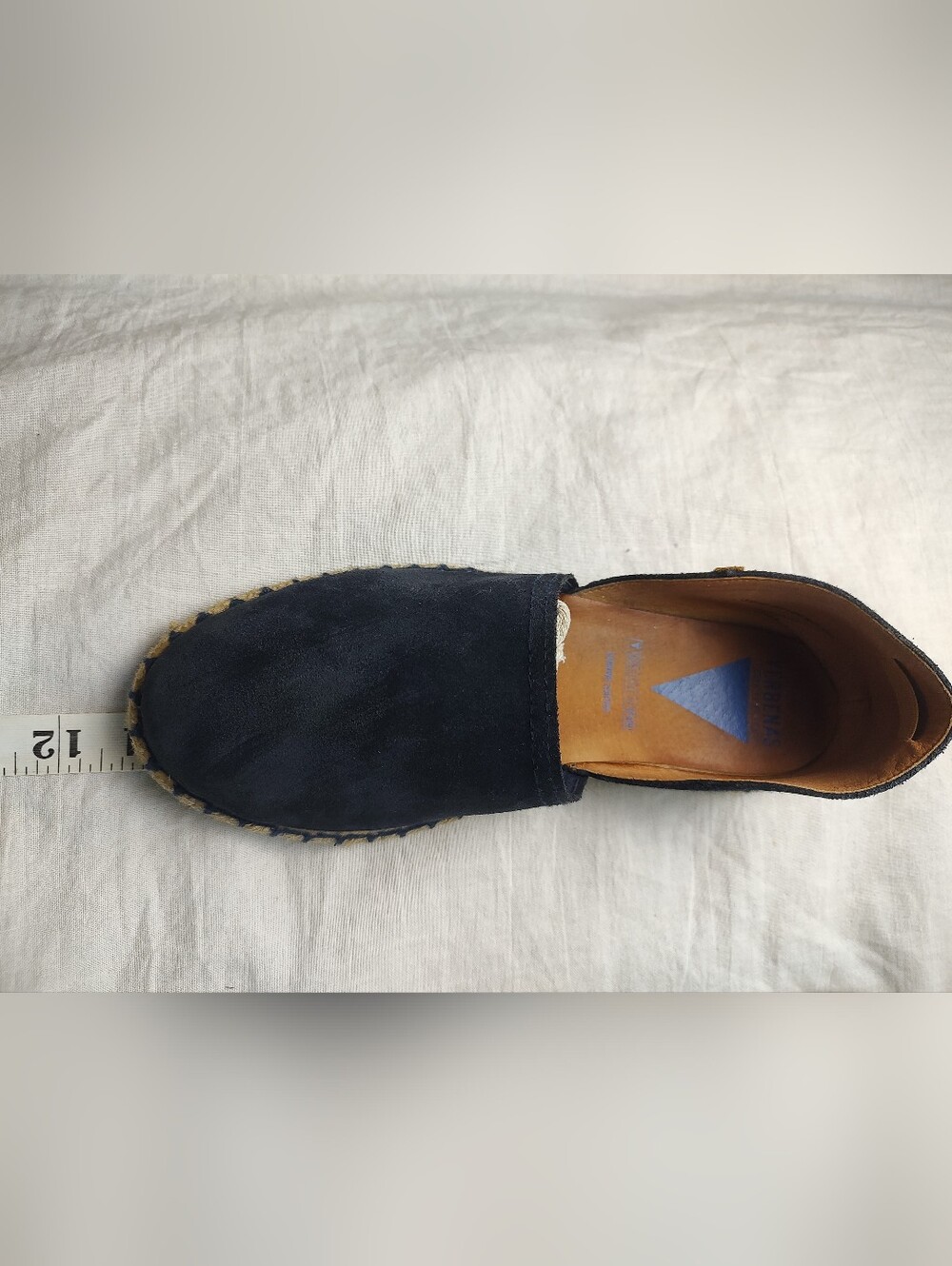 Women Verbenas Navy Suede Espadrilles 41 Blue Natural - Picture 7 of 7